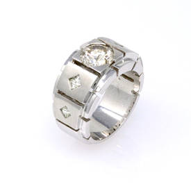 Geometric Diamond Ring (3.44 ct)