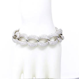 Oval Link Diamond Bracelet (14.38 ct)