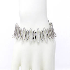 Hollow Leaf Bracelet (3.73 ct)