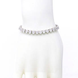 Marquise and Princess Tennis Bracelet (6.49 ct)