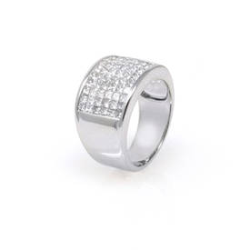 Invisible-Set Diamond Ring (1.80 Ct)