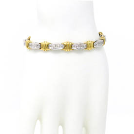 Invisible Princess-Cut Bracelet (3.55 Ct)