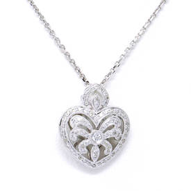Victorian Heart Pendant (0.36 ct)