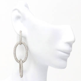 Oval Loop Earrings (7.66 ct)