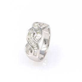 Braided Wedding Band (0.85 ct)