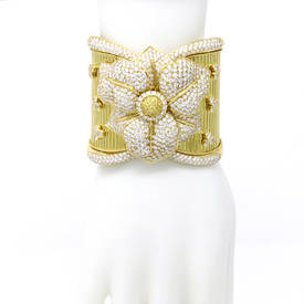 Blossom Diamond Bangle (40.00 Ct)