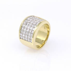 Invisible Set Diamond Ring (3.25 ct)