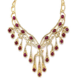 Melting Ruby Necklace (51.15 ct)