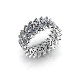 Duplicate Marquise Eternity Ring