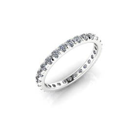 Riviera Pavé Eternity Ring