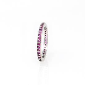 Pink Sapphire Eternity
