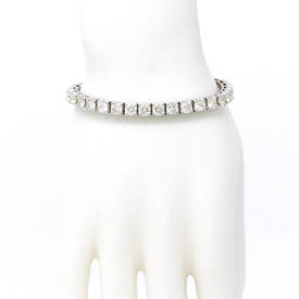 Square Prong Tennis Bracelet (13.70 ct)