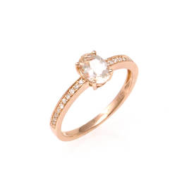 Morganite Ring (0.74 Ct)