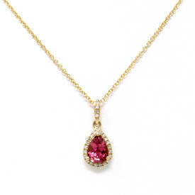 Pink Sapphire Pendant (0.70 Ct)