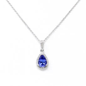 Tanzanite Pear Shape Pendant (0.72 Ct)