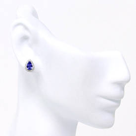 Tanzanite Pear Shape Earrings (0.83 Ct)