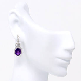 Royal Amethyst Earrings (4.10 Ct)