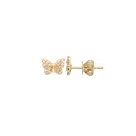 Butterfly Diamond Earrings (0.06ct)