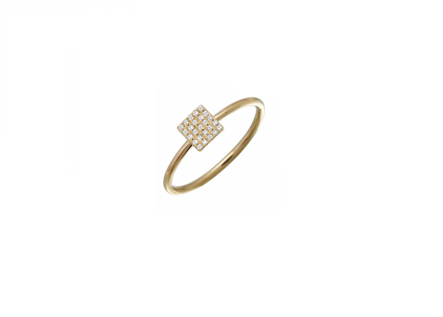 Square Diamond Ring (0.06ct)