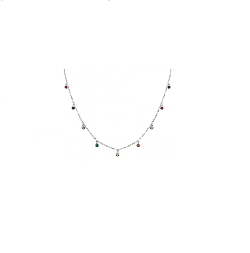 Multi-Color Necklace (0.02ct)