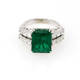Fine Emerald Emerald-Cut Ring