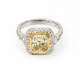 Fancy Yellow Radiant Cut Engagement Ring (2.58 ct)