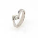 Contorted Solitaire Engagement Ring (0.59 ct)