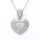 Baguette and Princess-Cut Heart Pendant (4.51 ct)