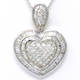 Baguette and Princess-Cut Heart Pendant (4.51 ct)