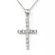 Baguette Cross Pendant (0.36 ct)