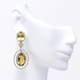Oval Citrine Drop Earrings (21.70 ct)