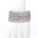 Flower Brilliant-Cut Diamond Bracelet (22.10 Ct)