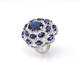 Oval Sapphire Encrusted Ring (11.34 ct)