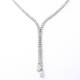 Elegant Diamond Droplet Necklace (7.71 ct)