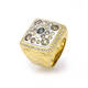 Square Crown Bling Ring (4.63 ct)