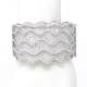 Striking Pavé Wave Bangle (31.04 ct)