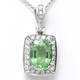 Radiant Halo Tourmaline Pendant (5.28 ct)