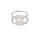 Halo Radiant Cut Wedding Set (2.35 ct)