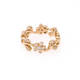 Rose Gold Eternal Flower Branch Ring (0.64 Ct)