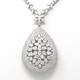Pear Shape Diamond Necklace (20.71 ct)