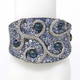 Sapphire Marine Bangle (63.16 ct)