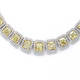 Elegant Yellow Diamond Necklace (66.72 ct)