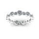 Alternating Diamond Eternity Ring