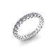 Entwined Prong Eternity Ring