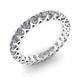 Entwined Prong Eternity Ring
