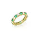 Emerald and Diamond Eternity (2.89 ct)