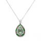 Green Amethyst Pear Shape Pendant (5.36 Ct)