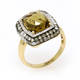 Fancy Brown Quartz Ring (5.30 ct)