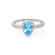 Blue Topaz Ring (1.48 Ct)