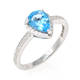 Blue Topaz Ring (1.48 Ct)